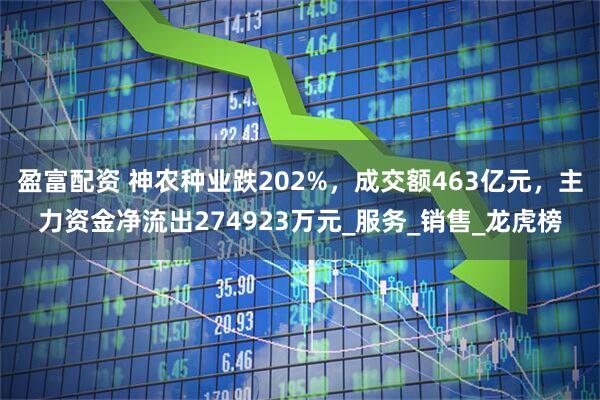 盈富配资 神农种业跌202%，成交额463亿元，主力资金净流出274923万元_服务_销售_龙虎榜